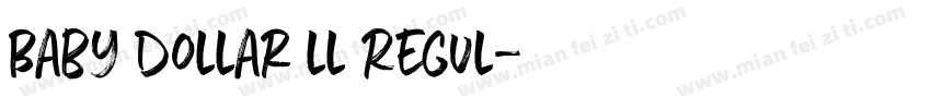 Baby Dollar ll Regul字体转换